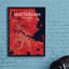 Amsterdam City Map - No Frame Print-961837449