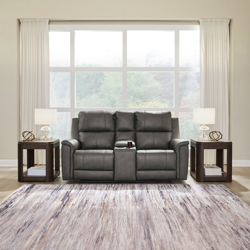 Burnley Power Reclining Loveseat With Console