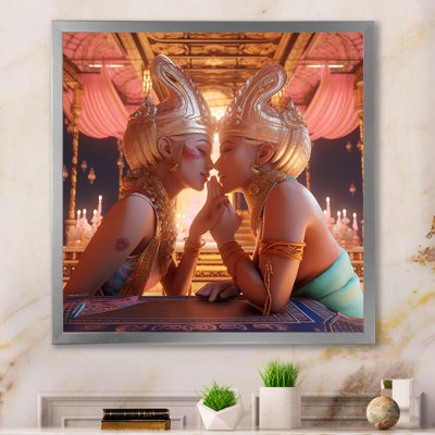 " Goddess Kissing Divine Love I "