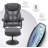 Alyan Recliner with Ottoman, Reclining Chair with Massage, 360 Swivel Chairs, Faux Leather-1127938352