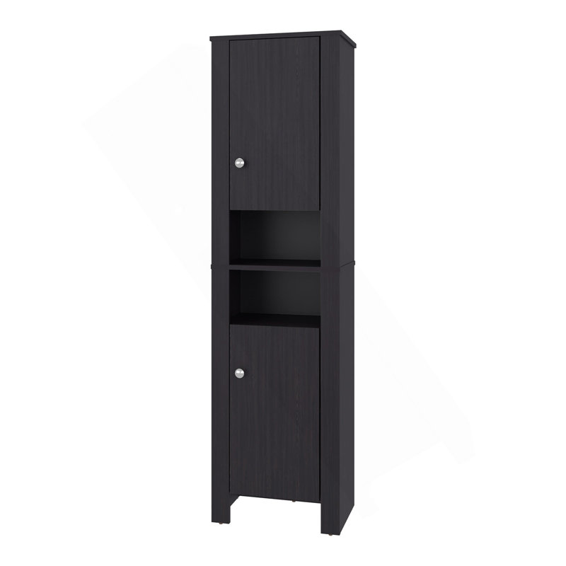 Armoire haute avec compartiments fermés Wenge