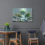 Art mural en métal luxueux «Pleasant Palms 2» par Alonzo Saunders, 36 po x 24 po