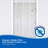Kenney Medium Weight PEVA Stall Shower Curtain Liner, 42" W x 72" H
