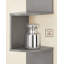 Carol 127.5 cm H x 20 cm W Corner Bookcase-88867281