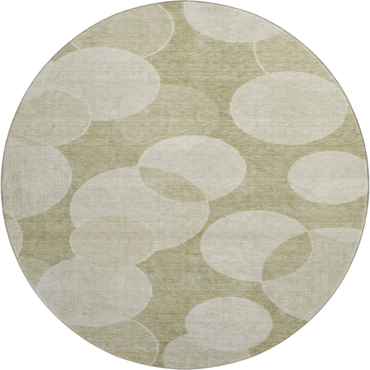 Premium Machine Washable Lubbers AMF1751 Geometric Rug