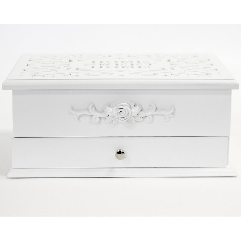 Wood Jewelery Box + Drawers