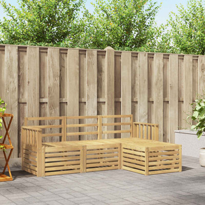 189.5cm Wide Patio Sectional Set