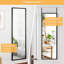 Kaiyah Engineered Wood Flat Wall Mirror-689540253