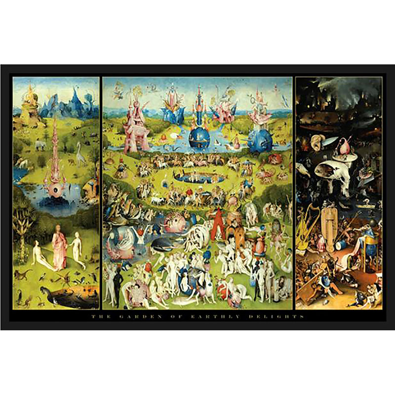 « jardin of earth delights », impression encadrée