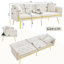 2 Seater Velvet Loveseat-1659298790