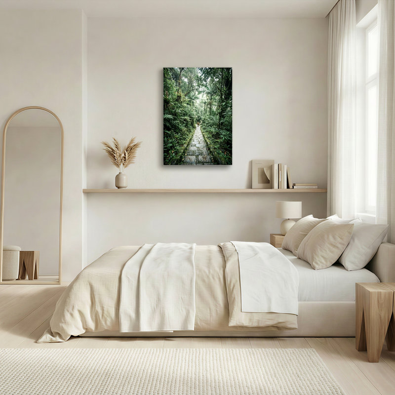 Ensemble de 1 tableau sur toile « Chemin forestier », 30"H x 20"W, Wrapped Canvas