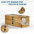 For Power Strips - 3 Open Slot Wooden Wire Hideout Box, 2 Pack