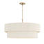 Luminaire suspendu tambour 4 lumières Casta