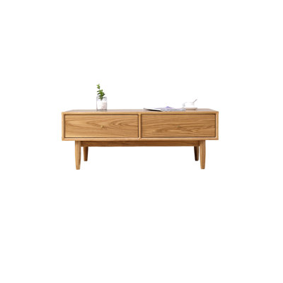 Table basse moderne et simple en cerisier