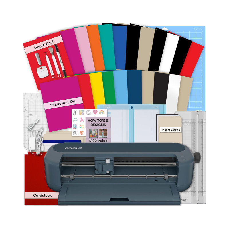 Cricut Maker 5 Multicolor Vinyl and Iron-On Craft Bundle