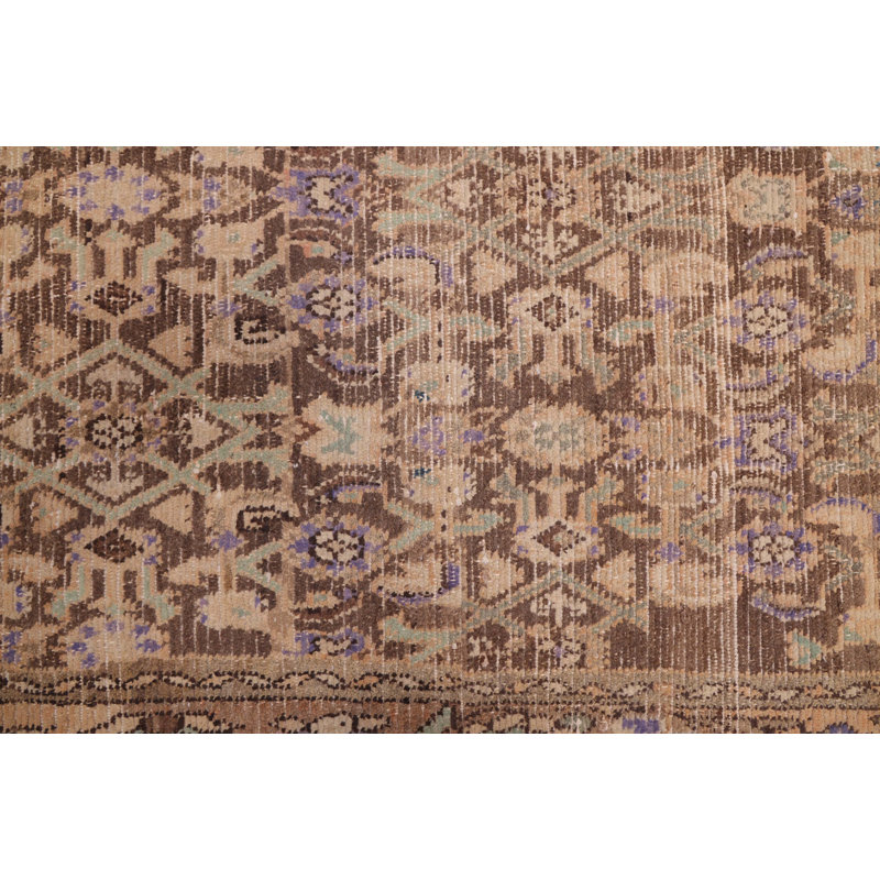 Tapis brun Antalya Vintage 3 pi 7 po x 11 pi 4 po