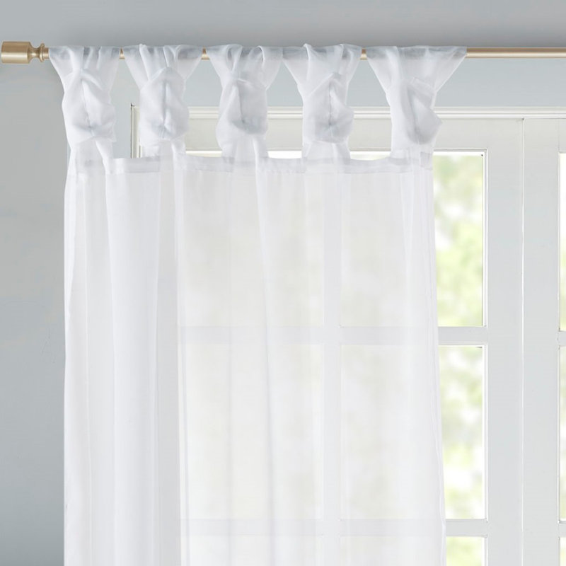 Paire de fenêtres transparentes Twist Tab, L 50,05 po x L 63,05 po