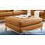 Fauteuil capitonné en cuir végétalien Loft-2015567500