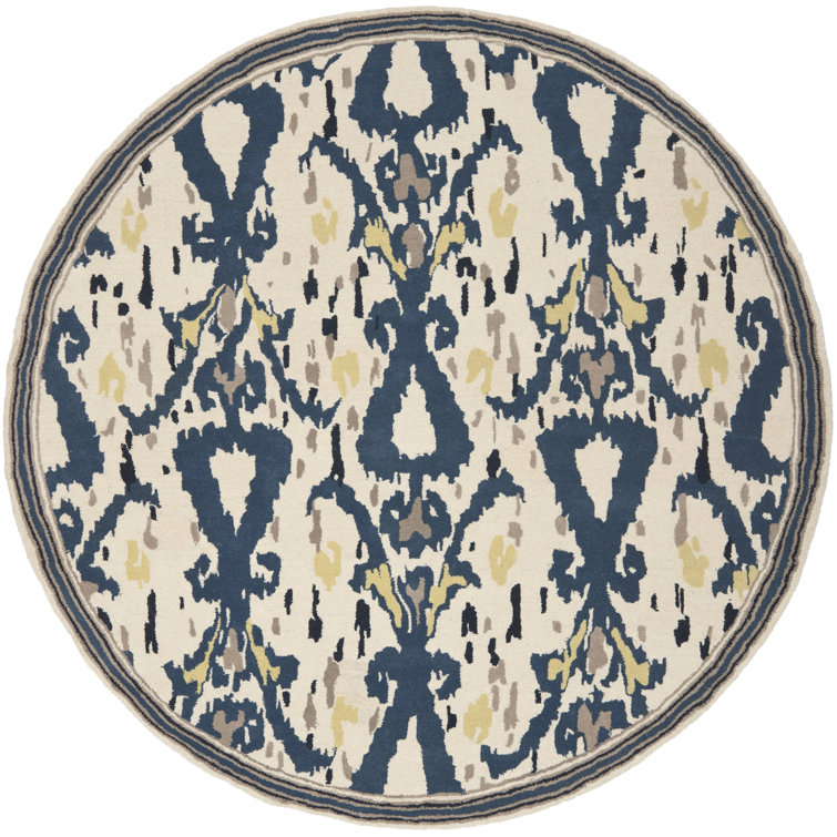 Martha Stewart Hand Tufted Wool Ikat Rug