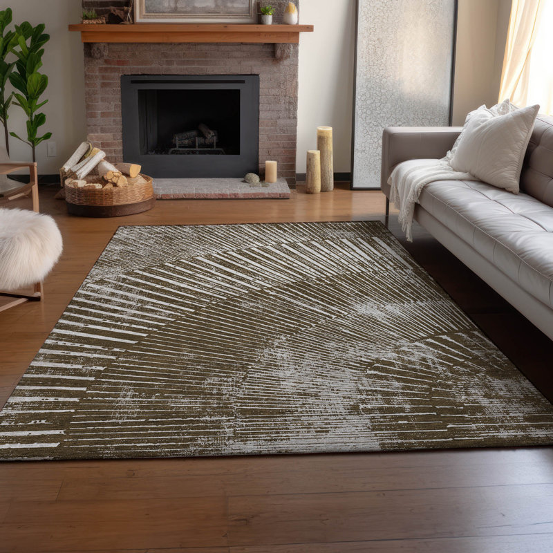 Tapis Cerrito avec envers antidérapant, Rectangulaire 8 pi x 10 pi
