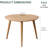 25"W Solid Oak Side Table-229242156-232417512