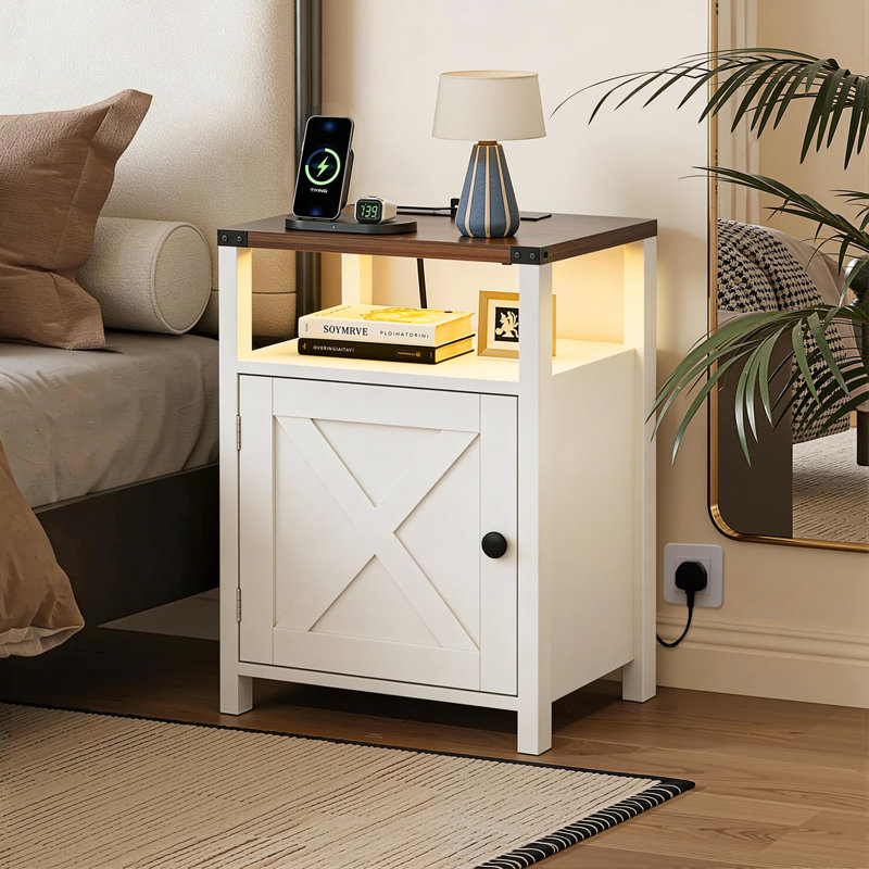 40cm W Bedside Table