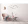 Knutsford Geometric Dimmable LED Chandelier With White Acrylic Diffuser