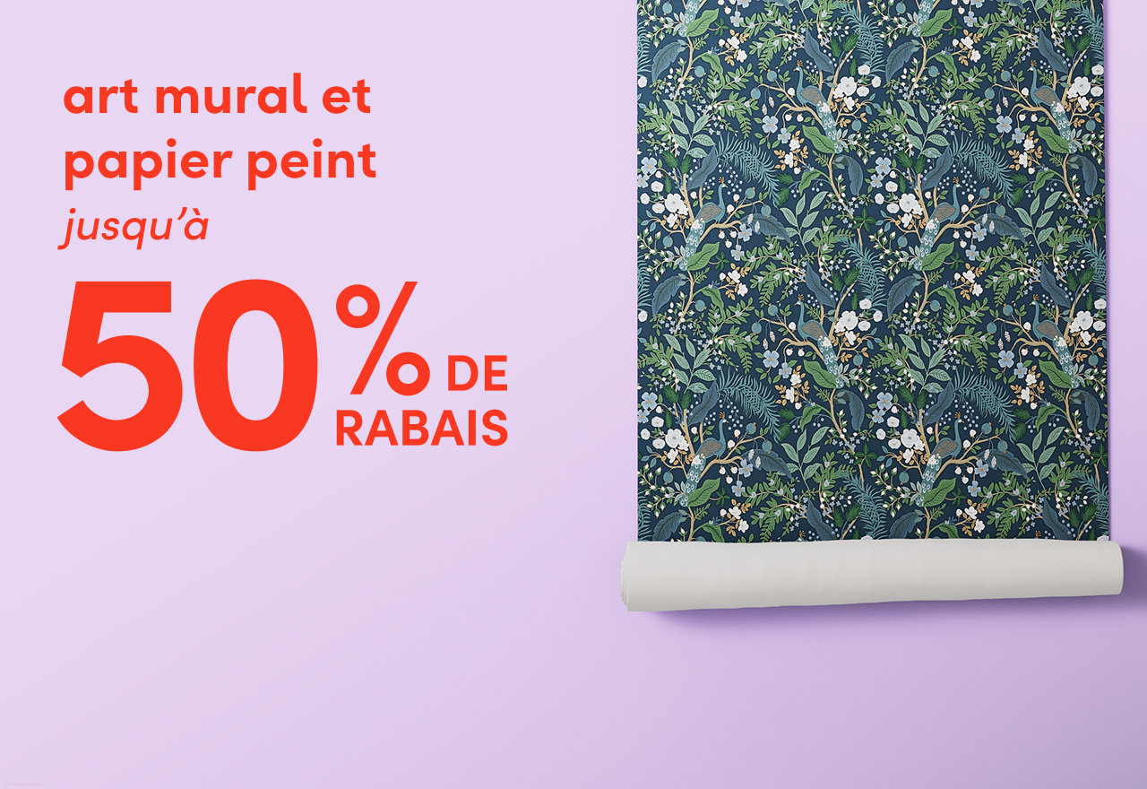 art mural et papier peint en solde