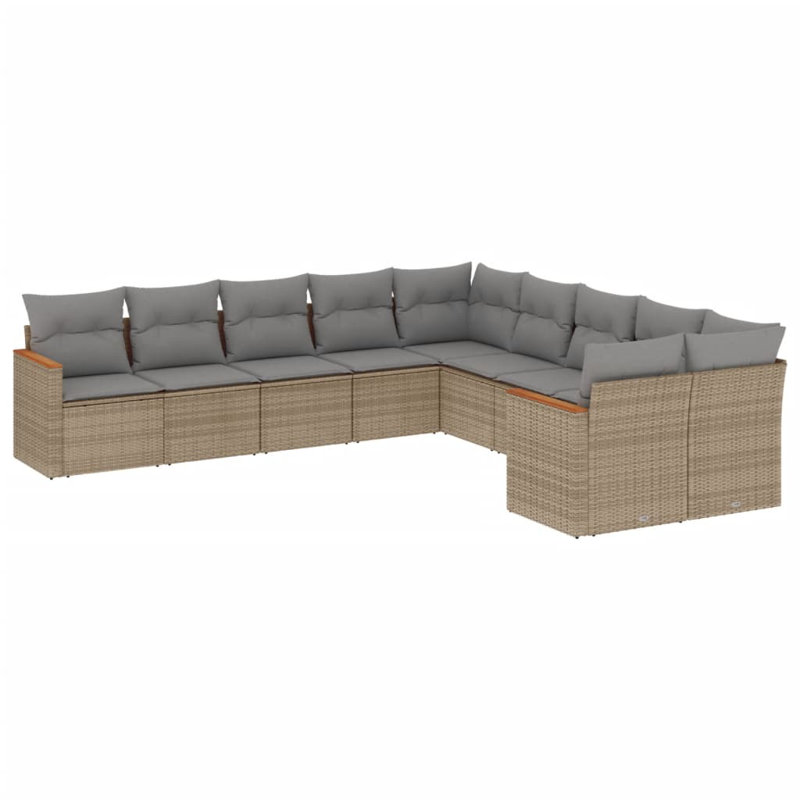  Garden Sofa Set Beige