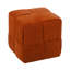Tabouret brun en velours côtelé, tissu confortable et respirant, mousse à haute résilience, structure en bois, repose-pieds carré prêt à l'emploi, pour un confort respirant, un design et une fonction polyvalente-1119795905