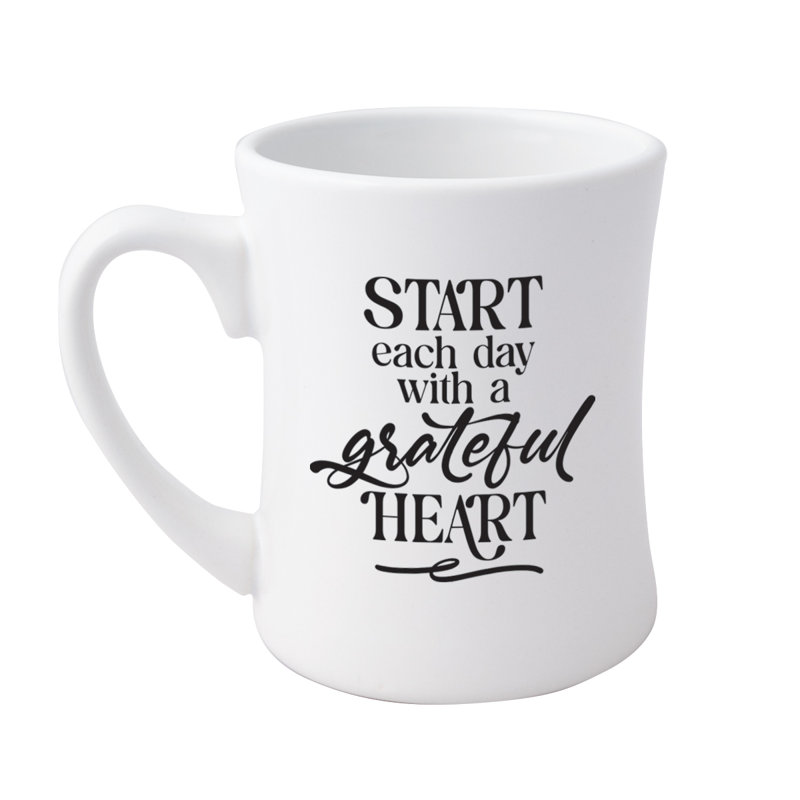 Start Each Day Designer Coffeehouse Mug, 19oz