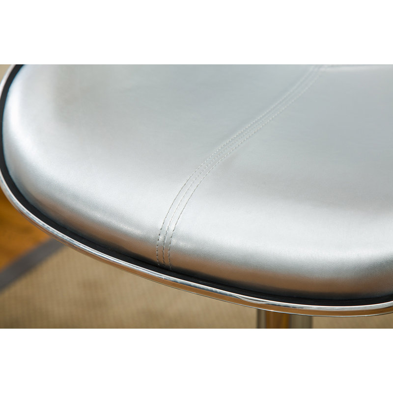 Ensemble de 2 tabourets pivotants réglables Masaccio avec base chromée Airlift