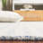 Antine Ebony Hand Tufted Wool/Cotton Checkered Rug in Blue/Ivory-194542712