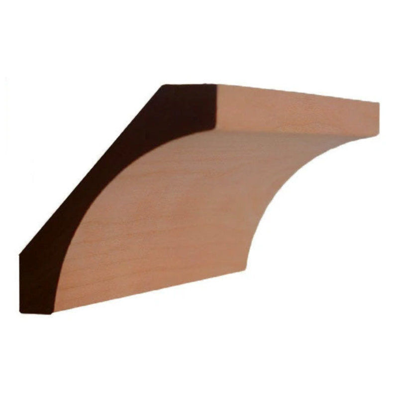 EWCR40 Crique de couronne sans finition, Cerisier, H 3,75 po x l 0,75 po x P 94 po