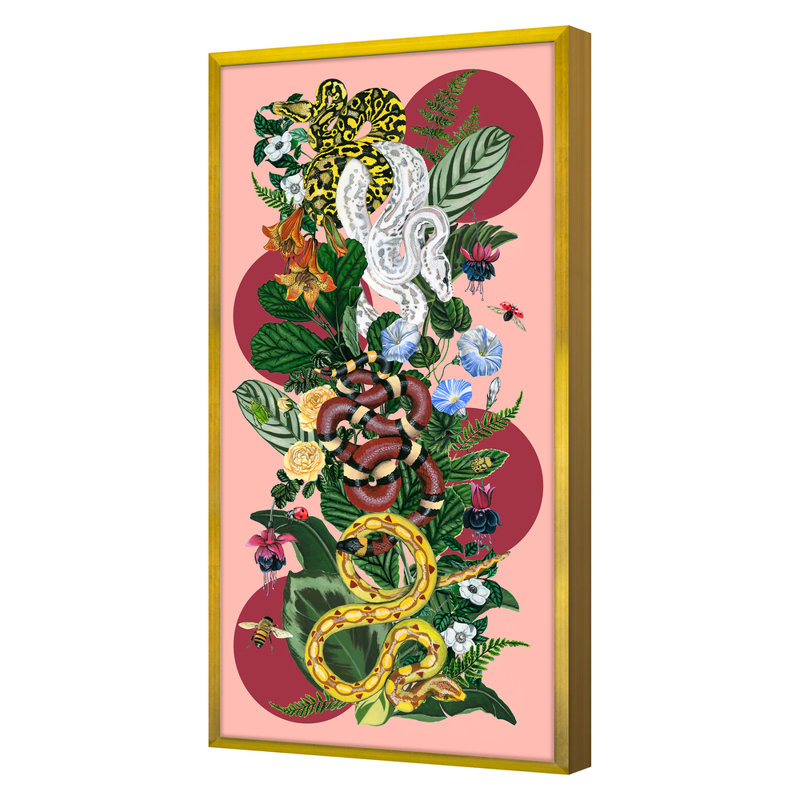 «Garden Gaurdians 1» par Thicket Design - Impression de cadre photo unique sur papier, H 50 po x l 26 po