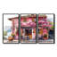 Ensemble de reproduction d'art mural rose et vert-944277670-944277694