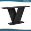 Console à base en V avec plateau spacieux, capacité de 220 lb-1134700010