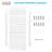 Glass Sliding MDF Barn Sliding Door Hardware Kit, Tempered Frosted Glass, Simple DIY Assembly-97620127