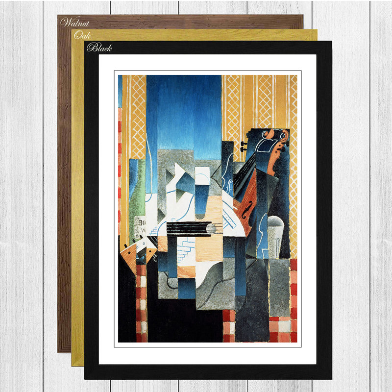 Juan Gris - Single Picture Frame Painting, Oak