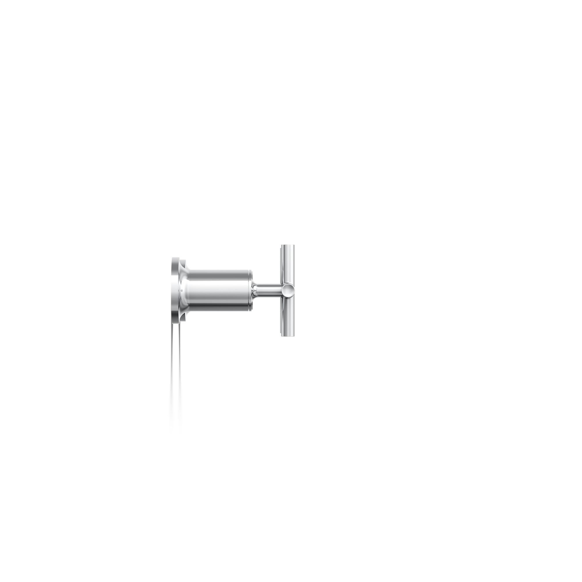 Purist Deck- or Wall-Mount High-Flow Bath Valve Trim with Cross Handle, Polished Chrome