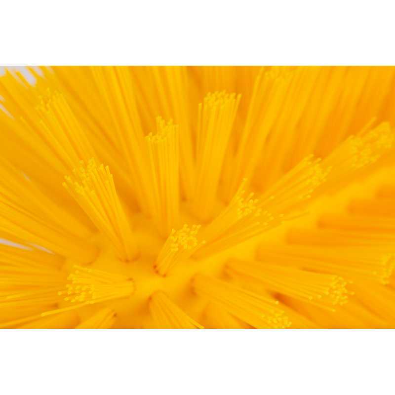 Brosses de nettoyage de valve, Jaune, H 7,10 po x L 7,10 po x l 4 po