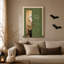 Art mural sur toile, "Chat noir et fantôme"-408735731