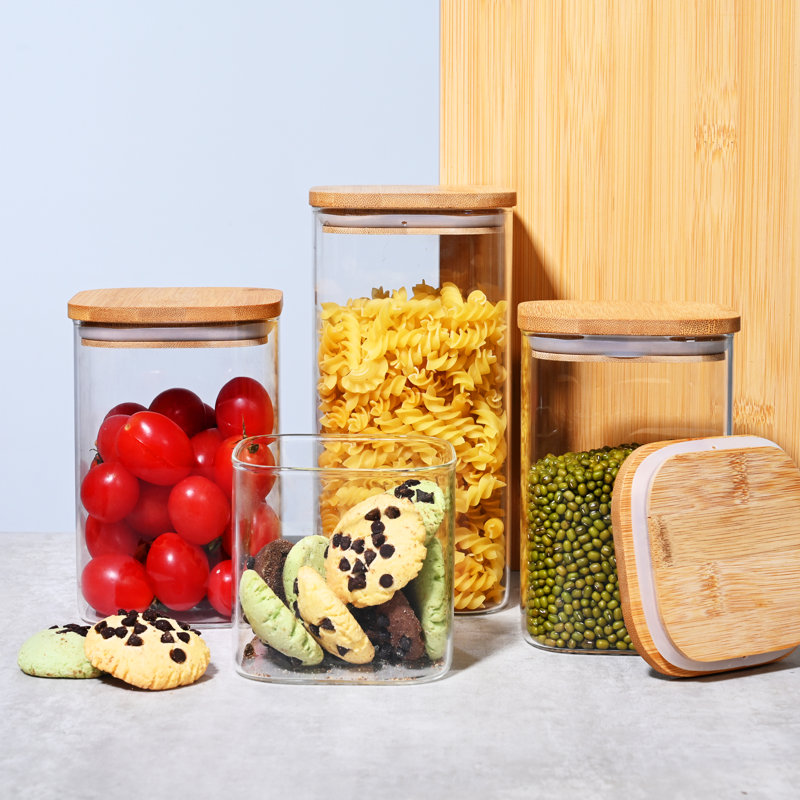 Glass Jar - Set of 4