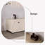 Meuble télé beige en bois manufacturé-573516262