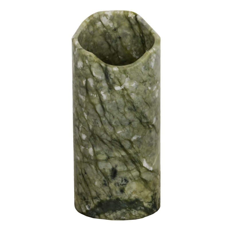 Abat-jour cylindrique vert 3,5 po