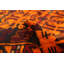 Tapis orange clair Teimani 3 pi 9 po x 5 pi 11 po