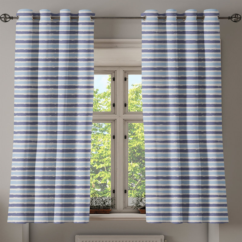 Sateen Blackout Curtains / Drapes Pair, 50" W x 63" L