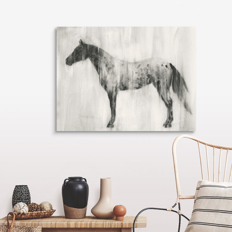Art mural Appaloosa Study II, H 30 po x l 40 po x P 1 po, Toile tendue