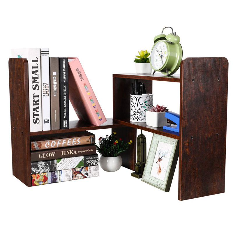 Manufactured Wood Desk Organiser, Brown