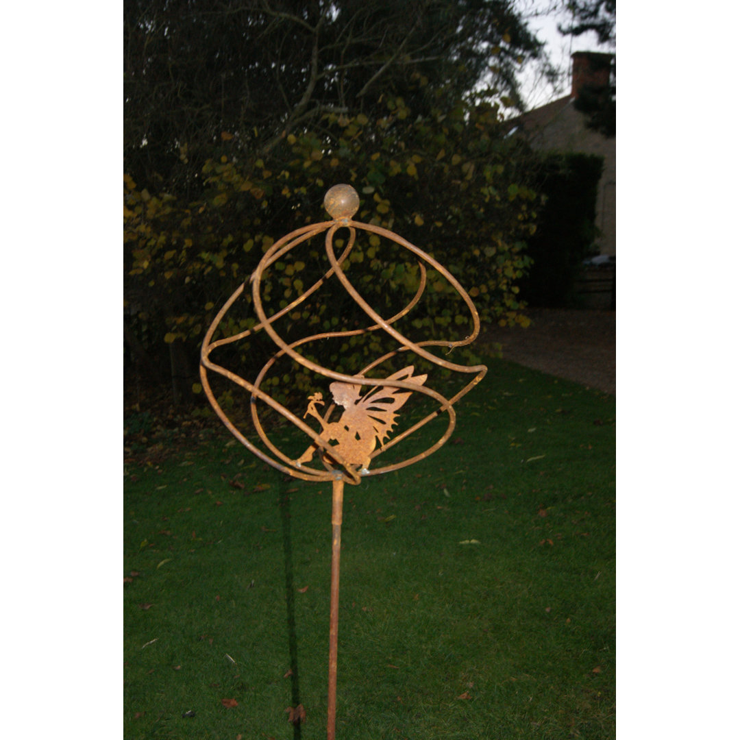 Fairy Metal Garden Statue